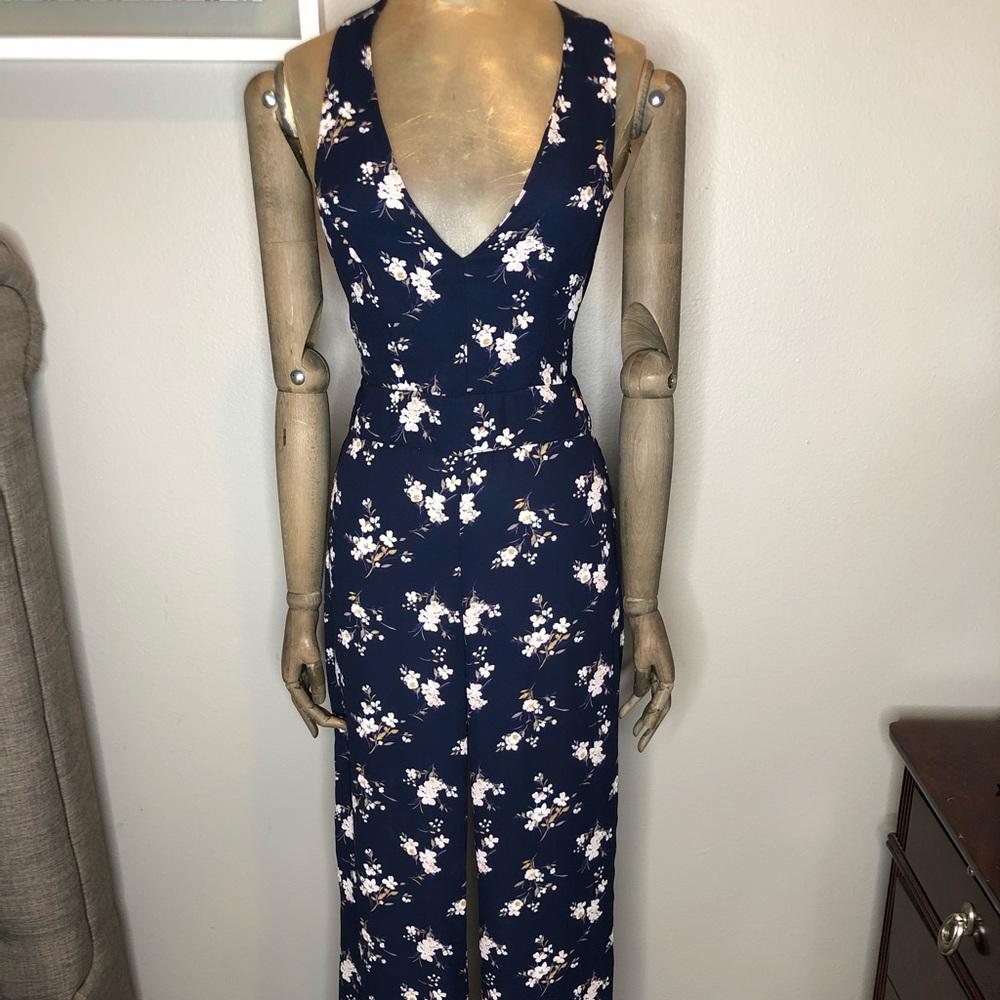 Floral pant jumpsuit